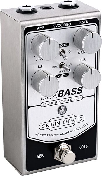 Origin Effects DCX Bass Preamp Pedal, New, Action Position Back