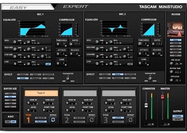 TASCAM US-32 MiniStudio USB Podcasting Interface, Screenshot 1