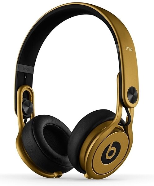 Beats Mixr On-Ear Limited Edition Headphones, Gold - Angle