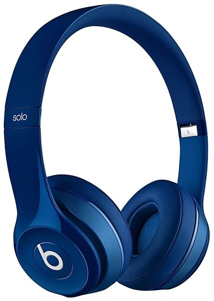 Beats Solo 2 On-Ear Headphones, Blue - Angle