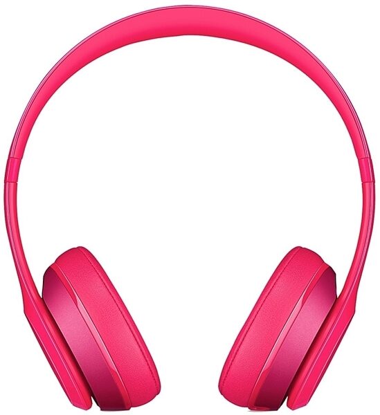 Beats Solo 2 On-Ear Headphones, Pink - Front