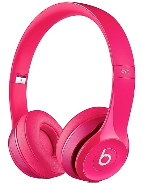 Beats Solo 2 On-Ear Headphones, Pink