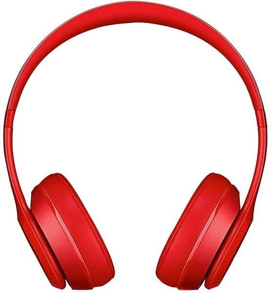 Beats Solo 2 On-Ear Headphones, Red - Front