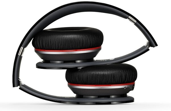 Beats Wireless On-Ear Headphones, Black - Folded