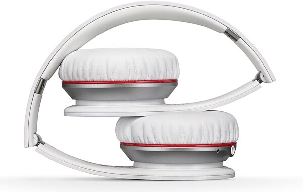 Beats Wireless On-Ear Headphones, White - Folded