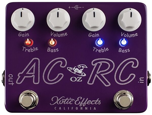 Xotic Limited Edition AC/RC Oz Noy Signature Boost Overdrive Pedal, Main