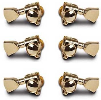 Gibson Modern Tuners/Tuning Machines (Set of 6), Gold, Gold