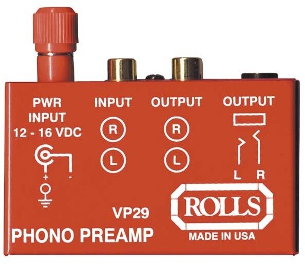 Rolls VP29 Phono Preamp, Main