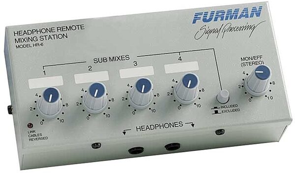 Furman HR6 Headphone Remote Mixing Station, Main