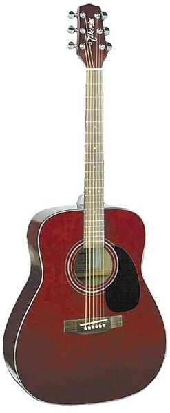 Takamine EG240 Acoustic Electric Guitar, Transparent Red Satin