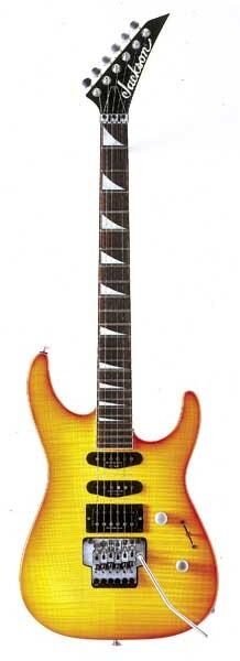 Jackson DK2 Dinky Electric Guitar, Transparent Amber