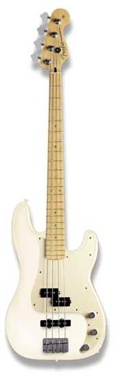 Fender Deluxe P-Bass Special (Maple), Arctic White