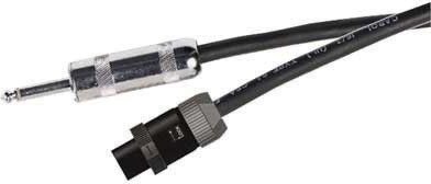 CBI 14-Gauge Speakon to 1/4" Male Speaker Cable, 50 foot, 2-Pack, Main