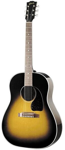 Gibson J45 Round Shoulder Dreadnought Acoustic-Electric Guitar (with Case), Main
