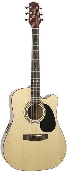 Jasmine by Takamine ES45C Dreadnought Cutaway Acoustic-Electric Guitar, Natural
