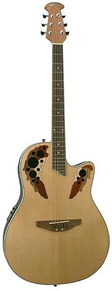 Applause AE48 Super-Shallow Acoustic-Electric Guitar, Natural