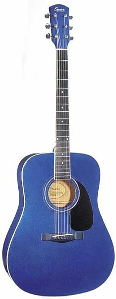 Squier SD6 Steel String Acoustic Guitar, Candy Metallic Blue