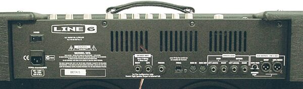 Line 6 Flextone III XL Guitar Combo Amplifier (150 Watts, 2x12 in.), Rear Panel