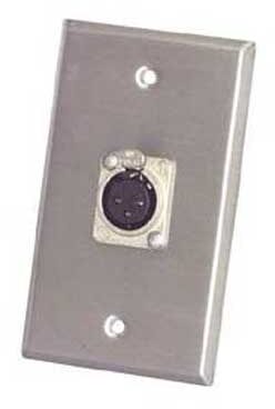 Pro Co WP1004 Wall Plate with Single Female XLR, Main