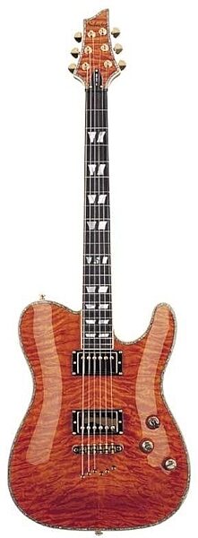 Schecter PT Custom Electric Guitar, Antique Amber