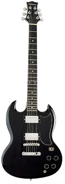 Silvertone Rockit 21 Electric Guitar, Liquid Black Guitar
