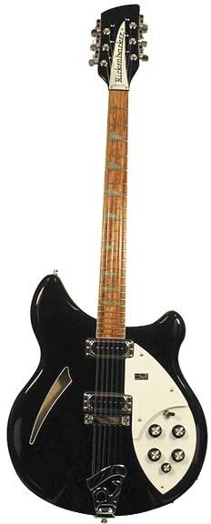 Rickenbacker 360/12 12-String Semi-Hollowbody Electric Guitar (with Case), Jetglo