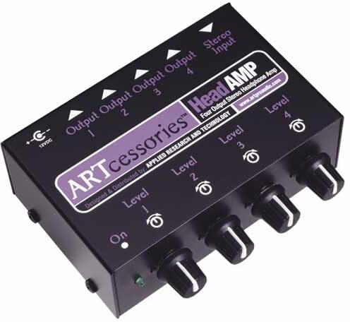 ART Head Amp 4-Output Stereo Headphone Amplifier, Main