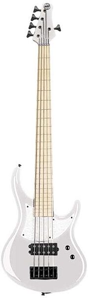 MTD Kingston 5-String Electric Bass (Maple), Snow Pearl