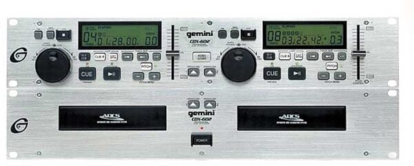 Gemini CDX602 Dual CD Player with Jog Wheel, Main