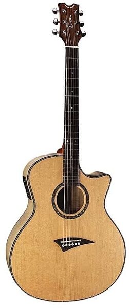 Dean Exotica Quilt Supreme Acoustic-Electric Guitar, Natural