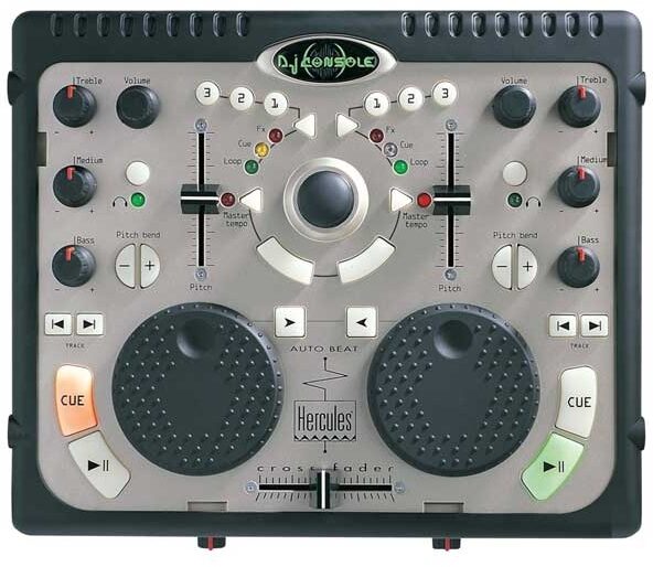 Hercules DJ Console USB DJ/Audio Interface (Macintosh), Top