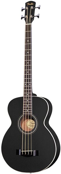 Fender BG31 Acoustic-Electric Bass, Metallic Black