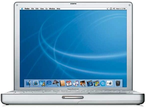 Apple G4 Powerbook Notebook Computer with SuperDrive (1.5 GHz, 12 in.), Main