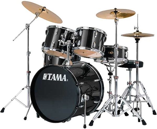 Tama SS52H6C Swingstar 5-Piece Ready To Rock Drum Kit, Black