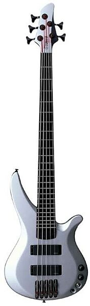 Yamaha RBX775 5-String Electric Bass Guitar, Flat Silver
