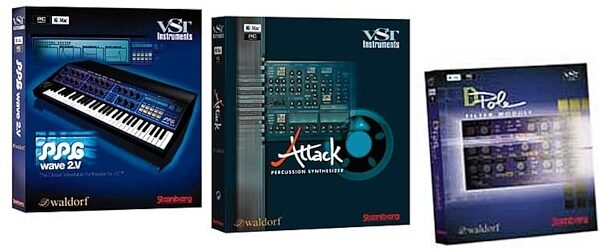 Steinberg Waldorf Edition Plug-In Suite Software (Macintosh and Windows), Main