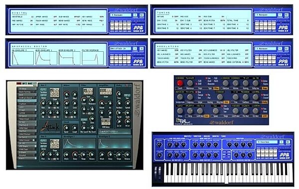 Steinberg Waldorf Edition Plug-In Suite Software (Macintosh and Windows), Screen Shots