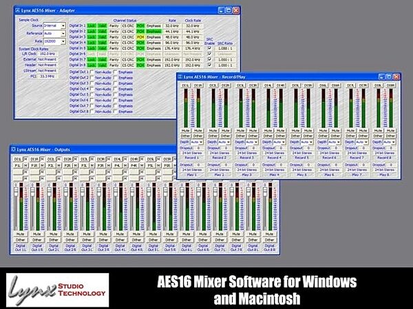 Lynx Studio Technology AES 16 24/192 AES/EBU PCI Card, SS