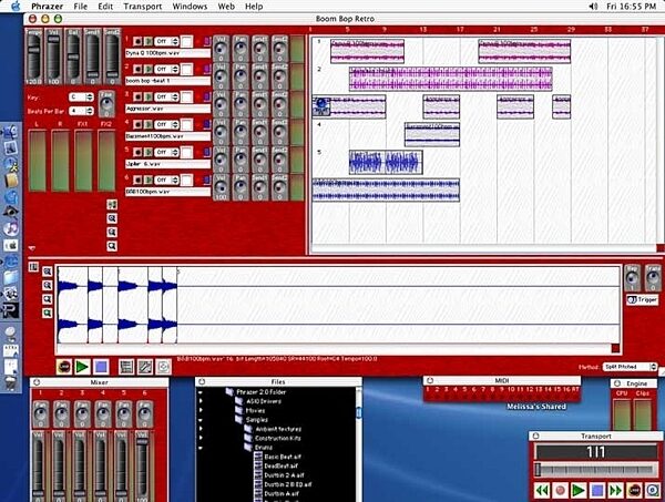 Bitheadz Phrazer Loop Sequencer (Macintosh), Screenshot 2