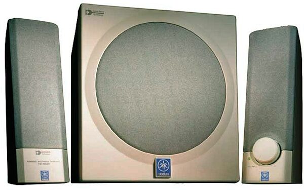 Yamaha YSTMS201 Subwoofer Satellite Speakers (30 Watts), White