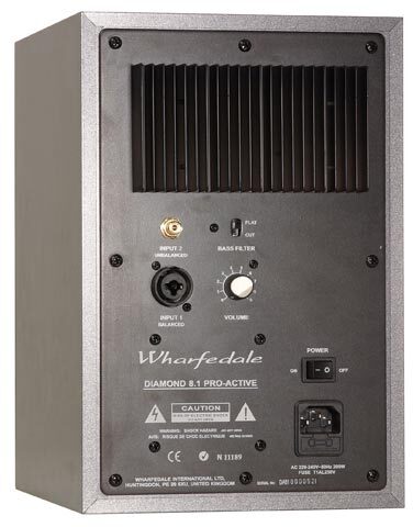 Wharfedale DP8.1A Diamond Pro Active Monitor (5 in.), Rear