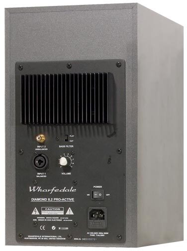Wharfedale DP8.2A Diamond Pro Active Monitor (6.5 in.), Rear