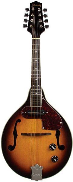 Ibanez M510E A-Style Acoustic-Electric Mandolin, Brown Sunburst