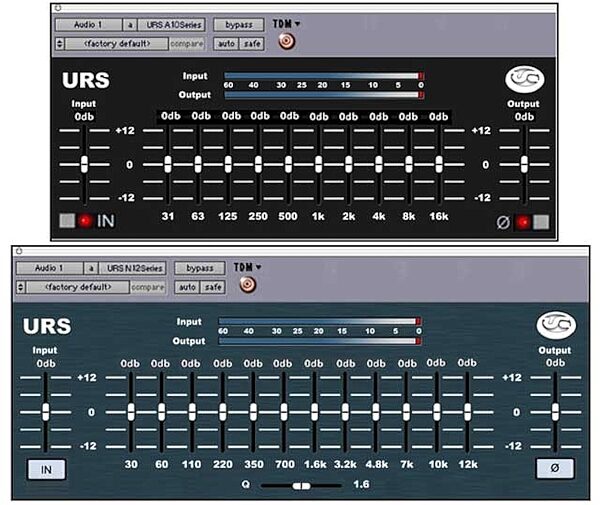 URS Classic Console Graphic EQ Software Bundle (Macintosh and Windows), Main