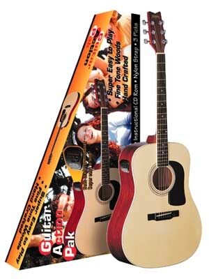 Washburn D8 Acoustic Guitar Package, Main