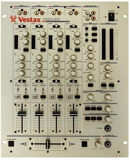 Vestax PMC55 4-Channel Club Mixer, Main