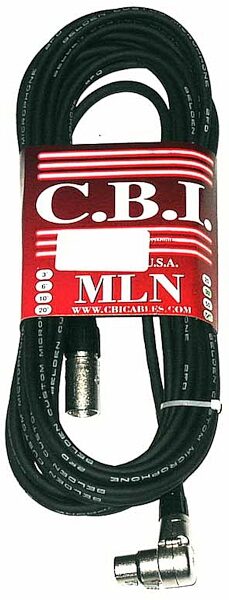 CBI Low-Z Microphone Cable with Right Angle, 20 foot, Main