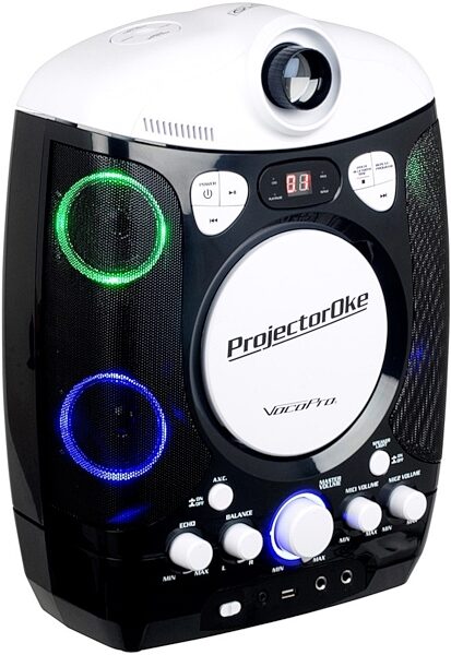 VocoPro ProjectorOke CD+G/Bluetooth Karaoke System, Action Position Back