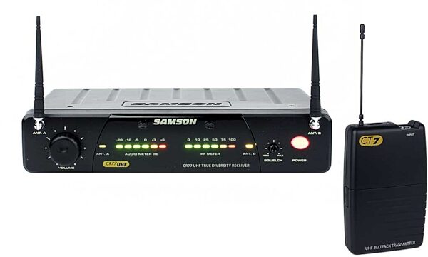 Samson Concert 77 UHF TD Wireless with Guitar Transmitter, Main