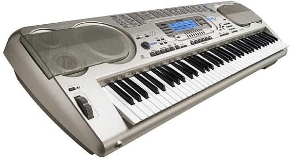 Casio WK3200 76-Key GM Keyboard with IDES, Angle